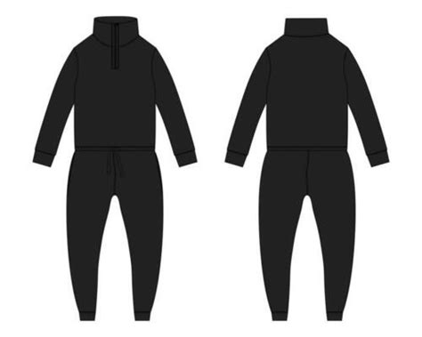 Tracksuit Mockup Vector Art Icons And Graphics For Free Download