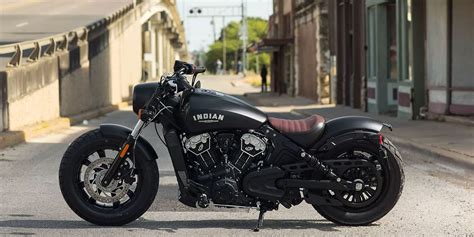 Indian Motorcycles Scout Is A Blacked Out Street Bobber