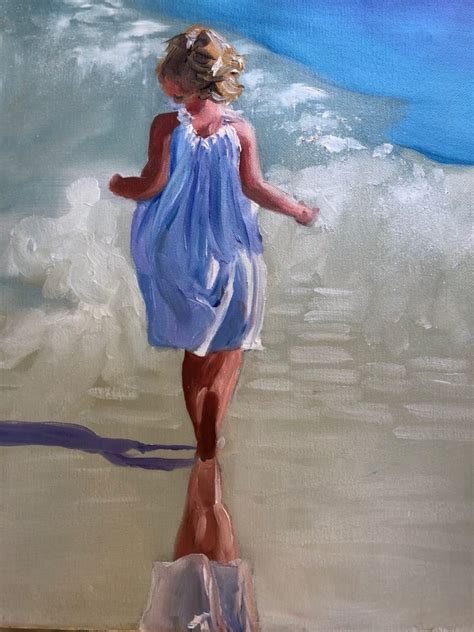 Morning Stroll On The Beach Art By Michael Meissner