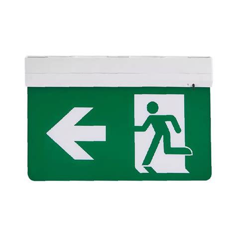 Rascal Led Emergency Exit Sign Products Eurolighting Uk