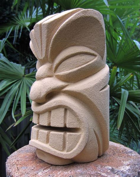 Tiki Mergel Marlstone Tiki Statues Tiki Head Tiki Totem