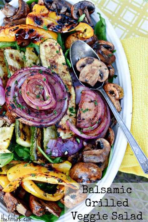 Balsamic Grilled Vegetable Salad And Grilling Produce Tips