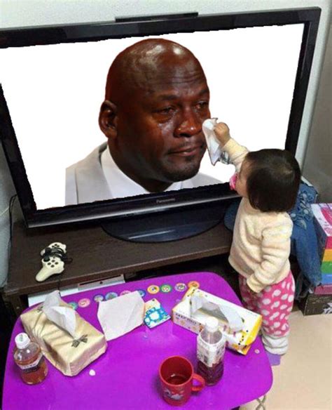 Don T Cry Jordan Crying Michael Jordan Know Your Meme