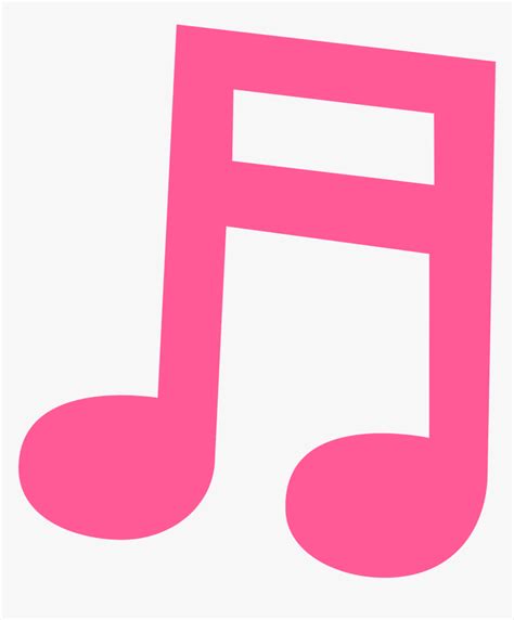 Pink Clipart Music Note Clipart Pink Music Note Hd Png Download