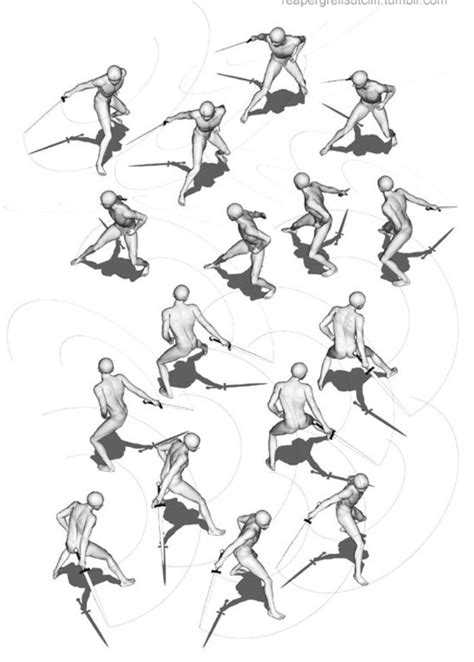 Pin By Logan On Sword Poses Drawing Body Poses Drawing Poses Figure