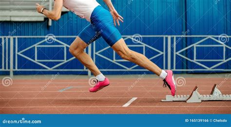 Athlete Runner Start Sprint Stock Photo Image Of Shorts Speed 165139166