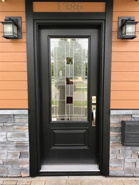 Prefinished Black Exterior Door Doorsmith Proud