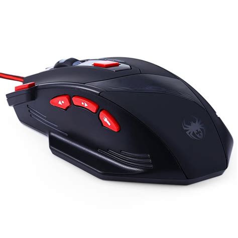 Zelotes T90 T 90 9200dpi 8 Buttons Computer Mouse Optical Usb Wired
