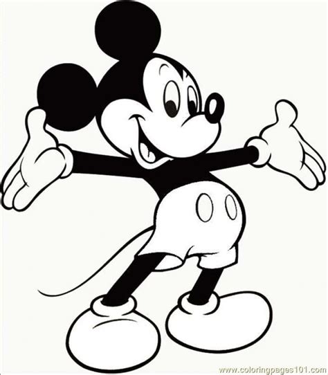 Mickey Mouse Printables Coloring Pages Coloring Home