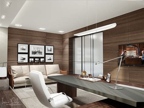 Wood, metal, stone, and laminate desks are all equally at home in a modern office space. modern home office