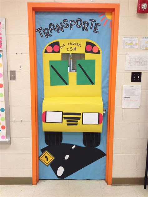 Transportation Classroom Door Decoration Kindergarten Classroom Decor