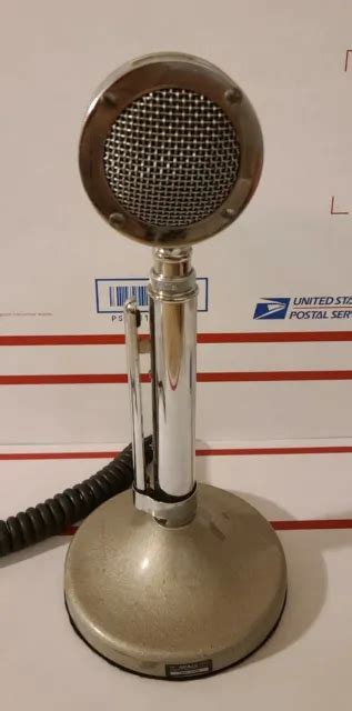 Vintage Astatic D 104 Lollipop Ham Cb Radio Microphone W T Ug8 Stand