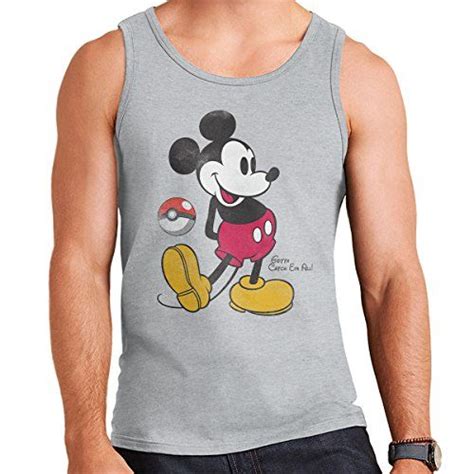 Pokemon Mickey Mouse Kicking Pokeball Mens Vest Check This Awesome Product By Going To The