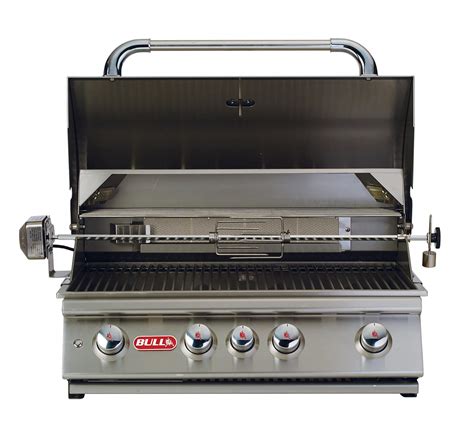 The site owner hides the web page description. Bull Angus 30-Inch 4-Burner Built-In Gas BBQ Grill With ...