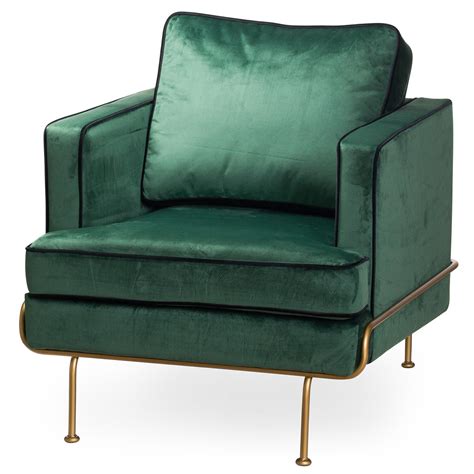 Arden Emerald Green Velvet Arm Chair Velvet Armchair Velvet Chair