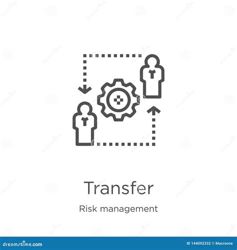 Transfer Icon Vector From Risk Management Collection Thin Line