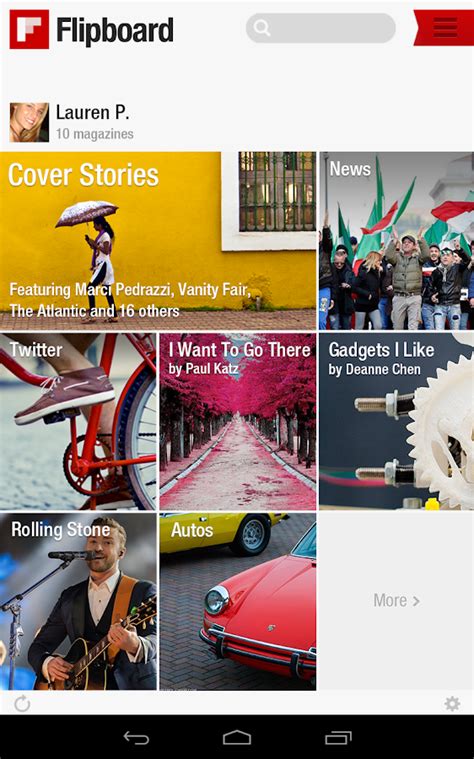 flipboard your news magazine screenshot