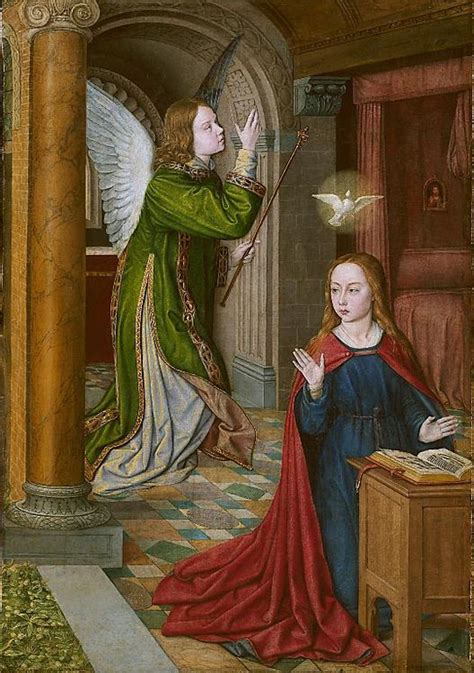 The Annunciation By Jean Hey Annunciation Art Institute Of Chicago