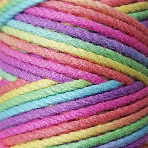 3.0MM Variegated COTTON Macrame ROPE Multi Color Macrame Rope | Etsy