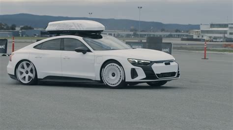 Ken Block Gets To Drift The Audi Rs E Tron Gt The Electric Car Fights