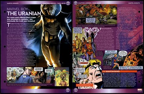 The Uranian Marvel Boy Mb 02 Heroes Marvel Knights Fact File Page