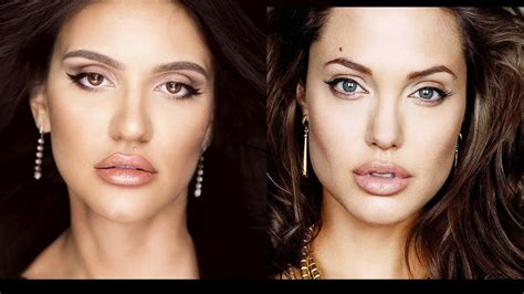 Angelina Jolie Inspired Makeup Tutorial Ali Andreea Youtube