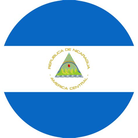 Flag Nicaragua Icon In World Flags