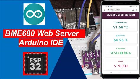 Esp32 Bme680 Web Server And Weather Station Arduino Ide