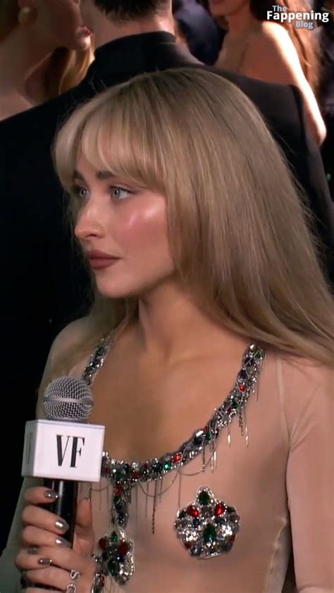 Sabrina Carpenter Looks Hot At The 2023 Vanity Fair Oscar Party 19 Photos Video Thefappening