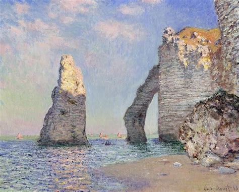 The Cliffs At Etretat By Claude Monet Monet Art Claude Monet Art