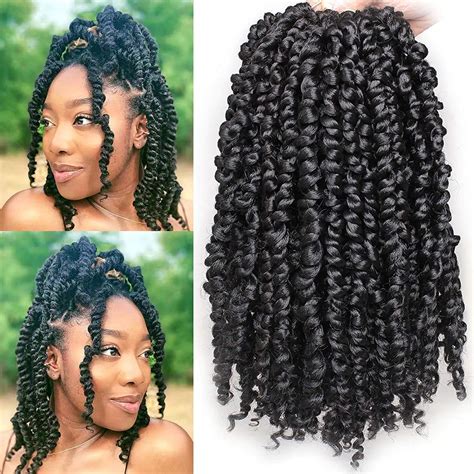 Buy Xtrend Inch Short Pre Twisted Passion Twist Hair Packs Black Bohemian Pre Looped
