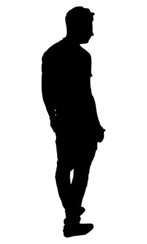 Free Silhouette Of A Man Standing Download Free Silhouette Of A Man