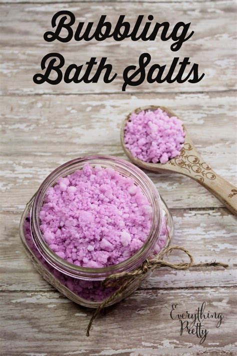 Bubbling Bath Salt Recipe Recipe Bath Salts Diy Bath Salts Recipe