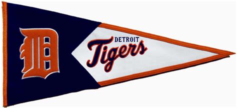 E52882 Winning Streak MLB Detroit Tigers Classic Pennant