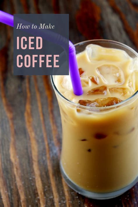 How To Make Iced Coffee Receta
