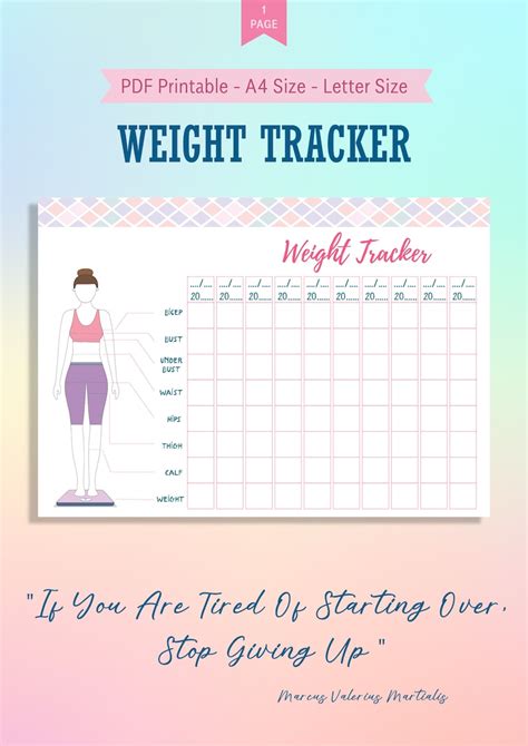 Weight Tracker Printable Pdf Pound Weight Loss Tracker Heart