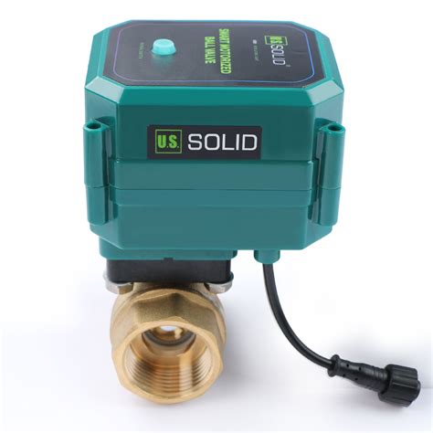 1” Smart Motorized Ball Valve Remote Control Brass Electrical Ball Valve With Manual Switch