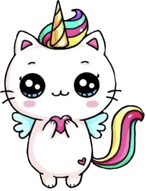 Kitty Cat Kittycat Unicat Unicorn Meow Purr Rainbow Art