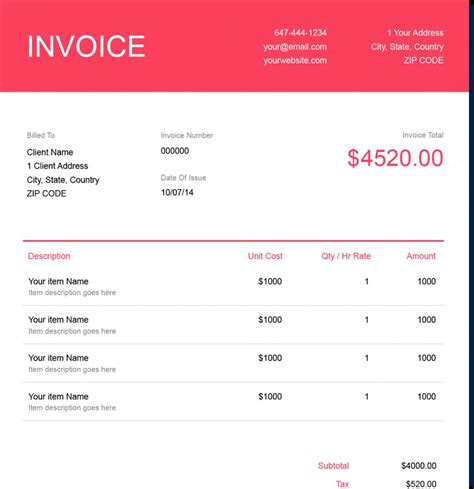 Explore Our Example Of Freelance Service Invoice Template For Free In
