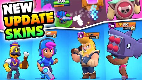 This is a entertaining video produced by my team. EVERY NEW SKIN IN BRAWL STARS! NEW STAR SHELLY, BULL ...
