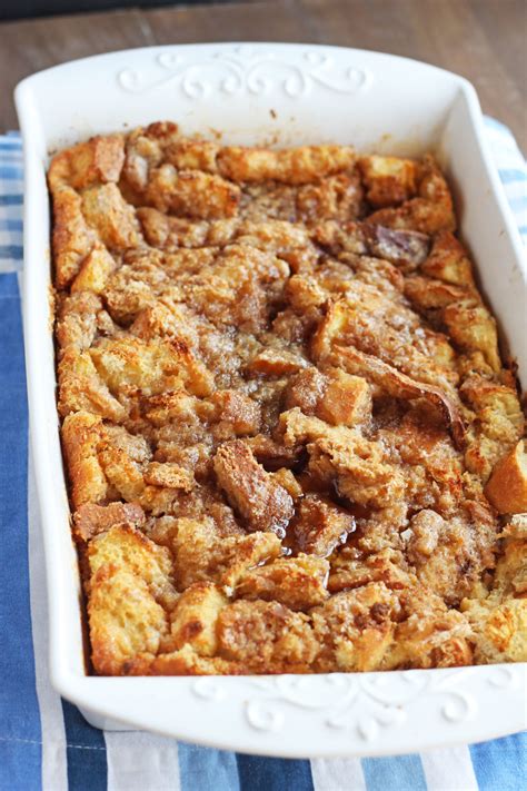 Baked french toast recipe ingredients. Easy Baked French Toast Casserole