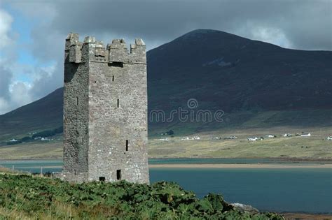 Old Irish Castle Tower An Old Castle Tower Ruin On Achill Island