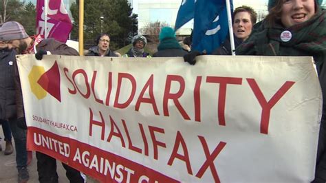 Chronicle Herald strikers joined by Nova Scotia labour unions for rally ...