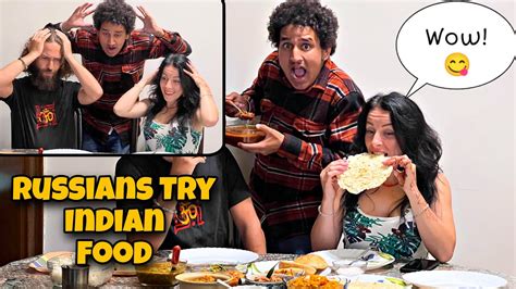 Russian लड़की Ke Sath Food Vlog 😍 Indian Food Reaction By Russians 🇷🇺 Youtube