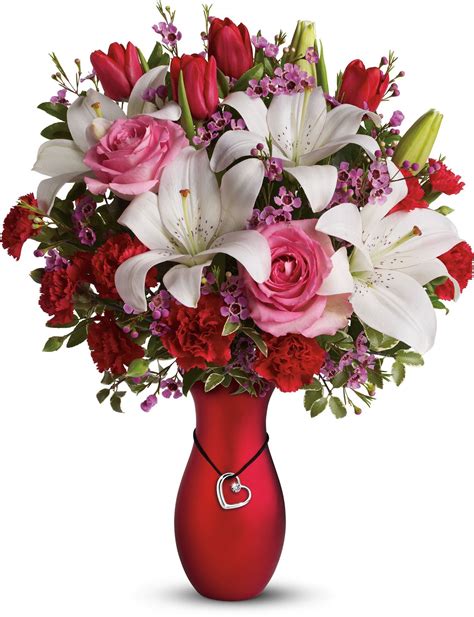 My Heart Is Yours Bouquet By Teleflora Valentines Flowers Flower