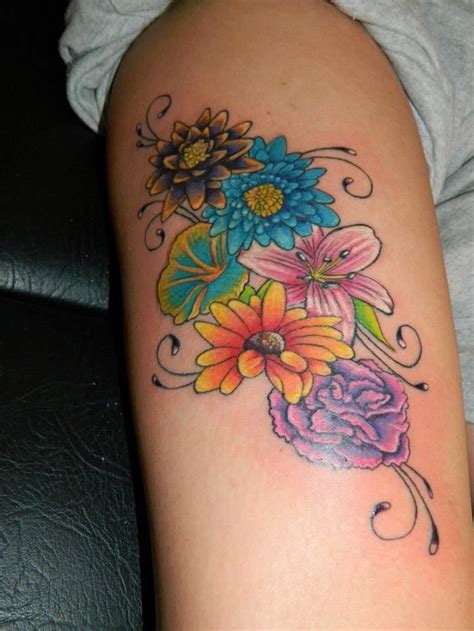 Birth Month Flowers Tattoos Free Reference Images Birth Flower