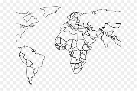 World Map Clipart Outline World Map Png Outline Transparent Png