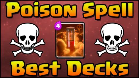 Clash Royale Best Poison Spell Decks For Arena 5 Arena 6 Arena 7
