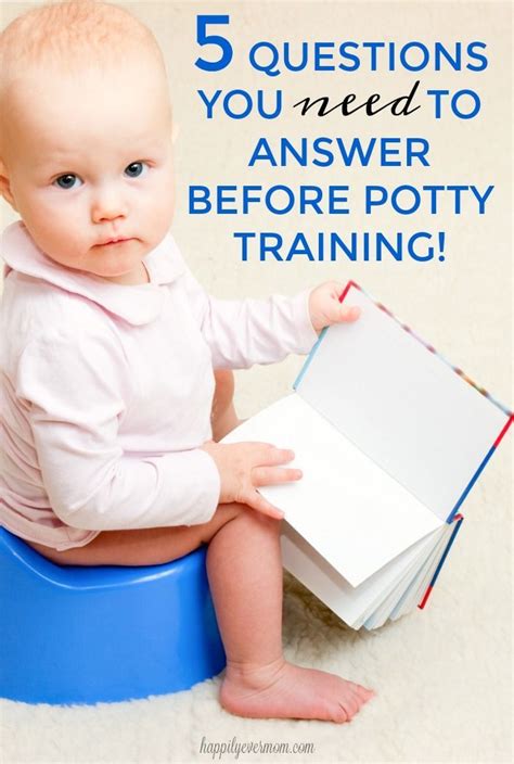 5 Questions To Know If Your Child Is Ready To Potty Train Happily