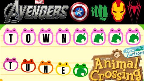 Avengers Town Tune Animal Crossing New Horizons And New Leaf Youtube